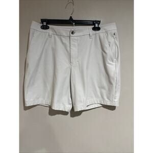 Lululemon ABC Classic-Fit Shorts 7” Warpstreme Light Beige Ash Gray Men’s Sz 33